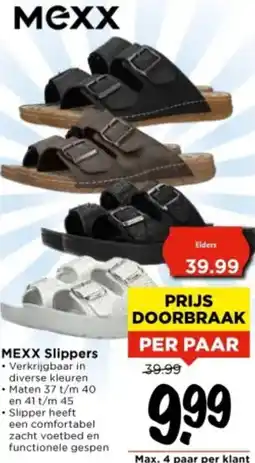 Vomar Voordeelmarkt MEXX Slippers aanbieding