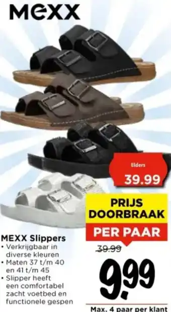 Vomar Voordeelmarkt MEXX Slippers aanbieding