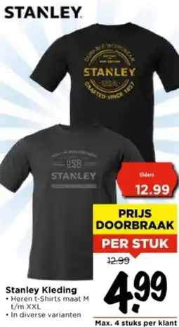 Vomar Voordeelmarkt Stanley Kleding aanbieding