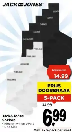 Vomar Voordeelmarkt Jack&Jones Sokken aanbieding