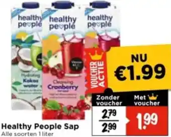 Vomar Voordeelmarkt Healthy People Sap aanbieding