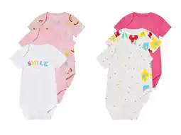 Lidl lupilu 3 baby rompers aanbieding