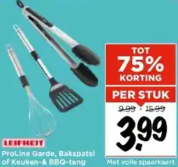Vomar Voordeelmarkt ProLine Garde, Bakspatel of Keuken & BBQ-tang aanbieding