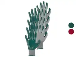 Lidl PARKSIDE 4 paar nitril tuinhandschoenen aanbieding