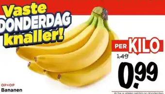 Vomar Voordeelmarkt Bananen aanbieding