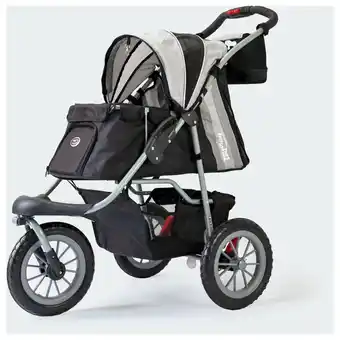 Pets Place Innopet Hondenbuggy Comfort Efa Eco - Hondentrolley - 96x53x104 cm Zwart Grijs aanbieding