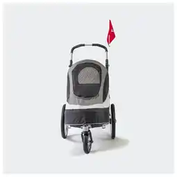 Pets Place Innopet Sport Dog Trailer De Luxe - Hondenfietskar - 86x60x112 cm Grijs Zwart aanbieding
