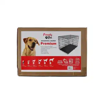 Van Cranenbroek Draadkooi LX-2D Zwart Friendly Pet aanbieding