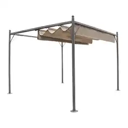 Van Cranenbroek Pergola Gatto 3x3M taupe aanbieding