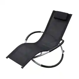 Van Cranenbroek Schommelstoel Masino Zilver/Zwart aanbieding