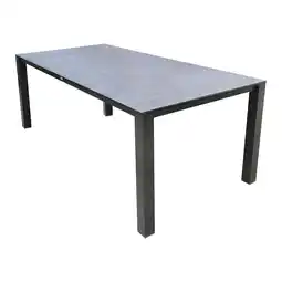 Van Cranenbroek Tafel Ferovia 200x100 cm Antraciet Bois le Duc aanbieding
