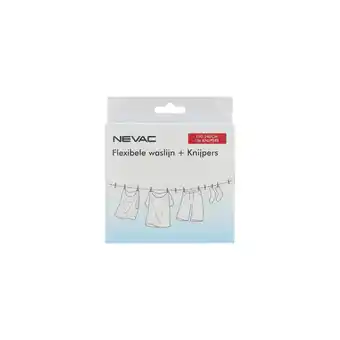 Van Cranenbroek Flexibele waslijn +knijpers 190-240cm aanbieding