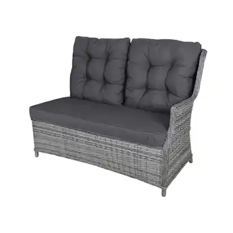 Van Cranenbroek Bank 2-zit links Sicura Willow Grey Bois le Duc aanbieding