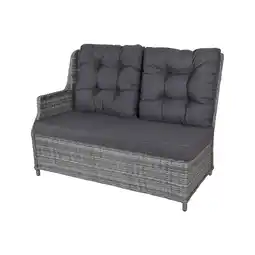 Van Cranenbroek Bank 2-zit rechts Sicura Willow Grey Bois le Duc aanbieding