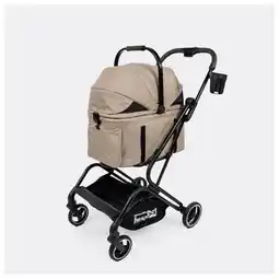 Pets Place Innopet Hondenbuggy Nomad - Hondentrolley - 78x51x109 cm Taupe Zwart aanbieding