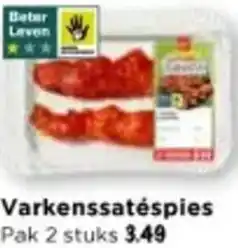 Vomar Voordeelmarkt Varkenssatéspies aanbieding