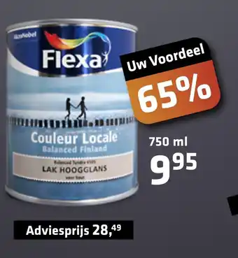 De voordeelmarkt Flexa Uw Couleur Locale 750ml aanbieding