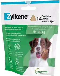Pets Place Zylkene Chews 225 Mg - Anti stressmiddel - 31.5 g 14 tab Voor Middelgrote Honden (10-30 Kg) aanbieding
