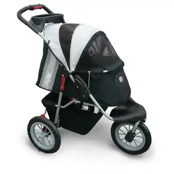 Pets Place Innopet Hondenbuggy Comfort Efa - Hondentrolley - 46x31x88 cm Zwart Grijs aanbieding