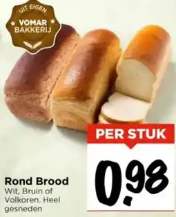 Vomar Voordeelmarkt Rond Brood aanbieding