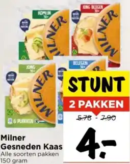 Vomar Voordeelmarkt Milner Gesneden Kaas aanbieding