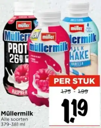 Vomar Voordeelmarkt Müllermilk aanbieding