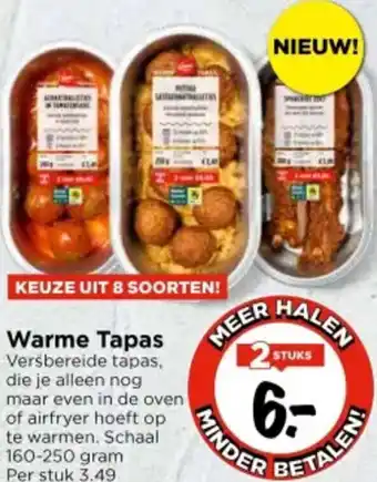 Vomar Voordeelmarkt Warme Tapas aanbieding