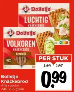 Vomar Voordeelmarkt Bolletje Knäckebrod aanbieding