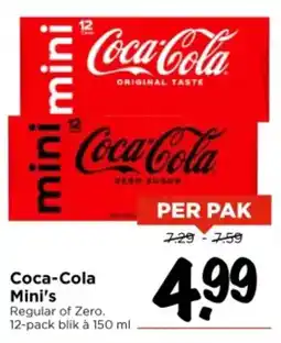 Vomar Voordeelmarkt Coca-Cola Mini's aanbieding