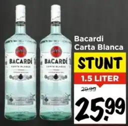 Vomar Voordeelmarkt Bacardi Carta Blanca aanbieding