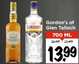 Vomar Voordeelmarkt Gordon's of Glen Talloch aanbieding