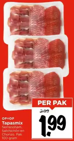 Vomar Voordeelmarkt Tapasmix aanbieding