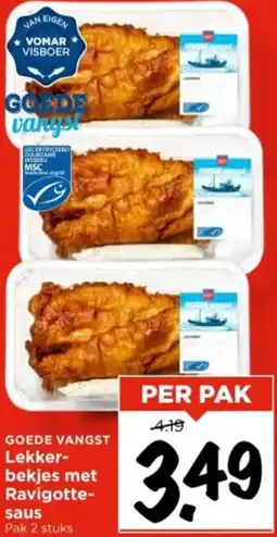 Vomar Voordeelmarkt Lekkerbekjes met Ravigottesaus aanbieding