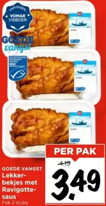 Vomar Voordeelmarkt Lekkerbekjes met Ravigottesaus aanbieding