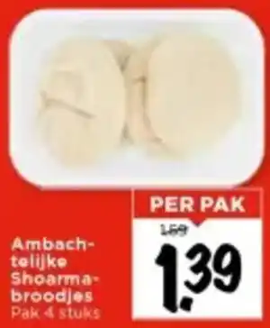 Vomar Voordeelmarkt Ambachtelijke Shoarmabroodjes aanbieding