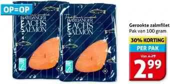 Hoogvliet Gerookte zalmfilet aanbieding
