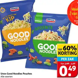 Hoogvliet Unox Good Noodles Pouches aanbieding