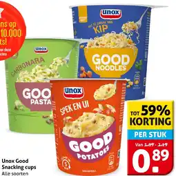 Hoogvliet Unox Good Snacking cups aanbieding