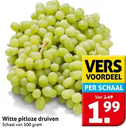 Hoogvliet Witte pitloze druiven aanbieding