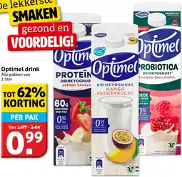 Hoogvliet Optimel drink aanbieding