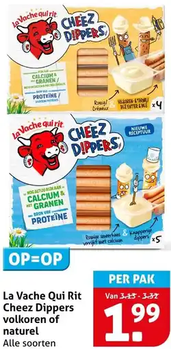 Hoogvliet La Vache Qui Rit Cheez Dippers volkoren of naturel aanbieding