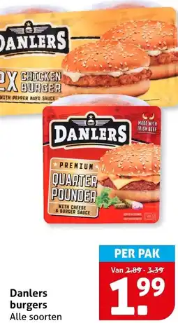 Hoogvliet Danlers burgers aanbieding