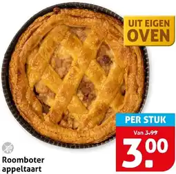 Hoogvliet Roomboter appeltaart aanbieding