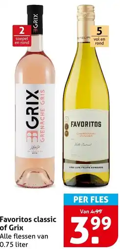 Hoogvliet Favoritos classic of Grix aanbieding