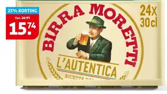Hoogvliet Birra Moretti aanbieding