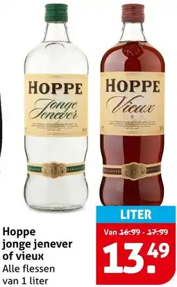 Hoogvliet Hoppe jonge jenever of vieux aanbieding