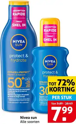 Hoogvliet Nivea sun aanbieding