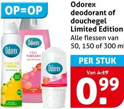 Hoogvliet Odorex deodorant of douchegel Limited Edition aanbieding
