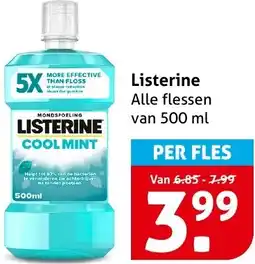 Hoogvliet Listerine aanbieding