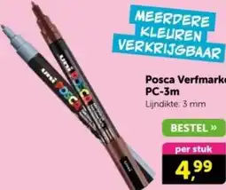 Boekenvoordeel Posca Verfmarker PC-3m aanbieding